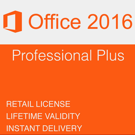 Office 2016 Professional Plus – Lifetime Retail License Key